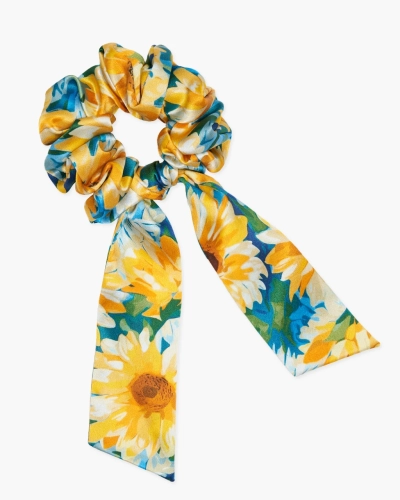 almania-scrunchie-jedwabna-przewiazana-wstazka-sloneczniki-1.webp