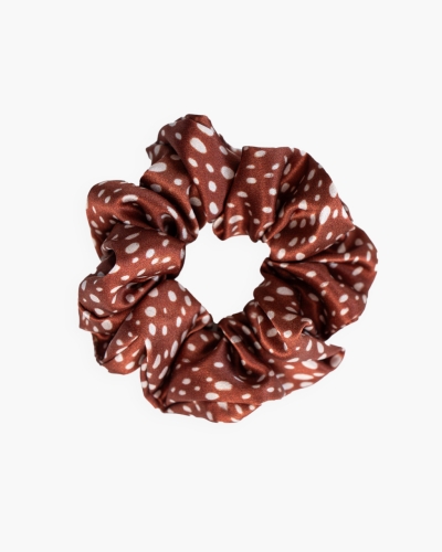 Scrunchie jedwabna – bambi