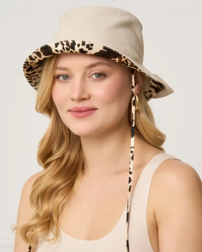 Bucket Hat z jedwabną podszewką - cream