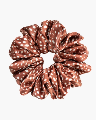 Scrunchie jedwabna XXL – bambi