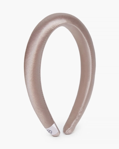 OUTLET Średnia opaska jedwabna – rose gold