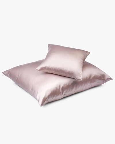 OUTLET Poszewka jedwabna rose gold 