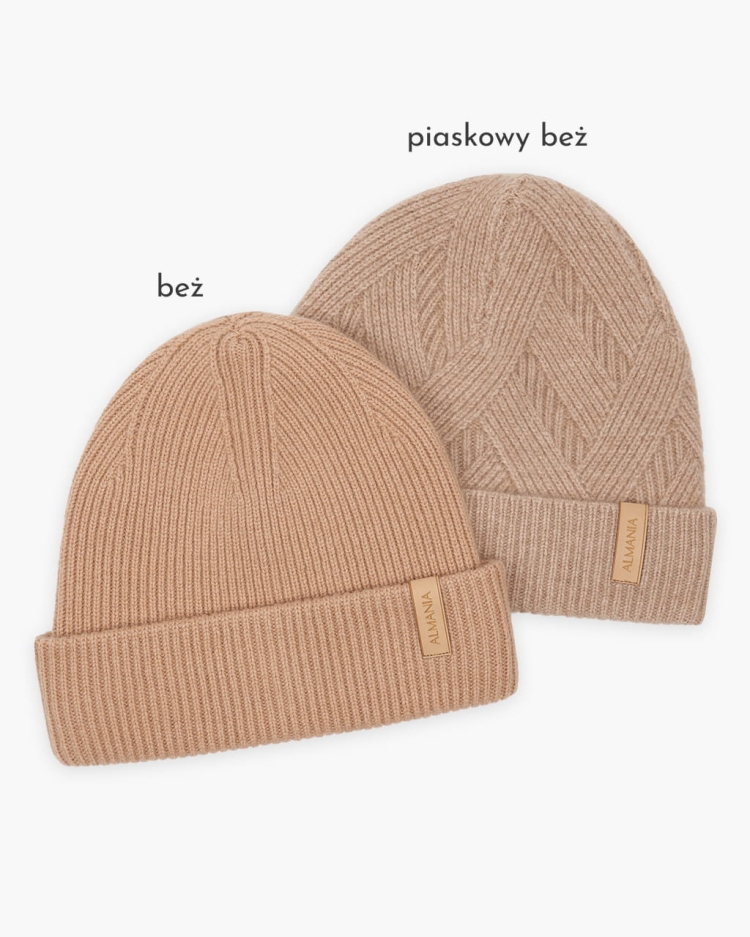 czapka-z-jedwabną-podszewką-porównanie-kolorów-beż-i-piaskowy-beż.jpg